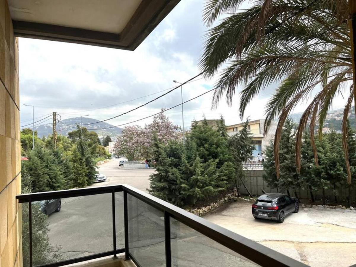 Pleasant 1Br Apt With Green Views - Jamhour Leilighet Rwaysat Saoufar Eksteriør bilde